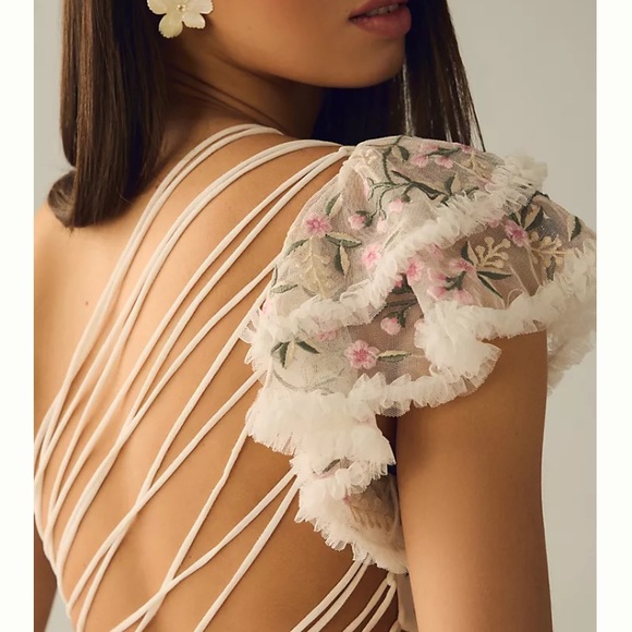 MAC DUGGAL One-Shoulder Embroidered Maxi Dress We Select Dresses - Picture 7 of 16